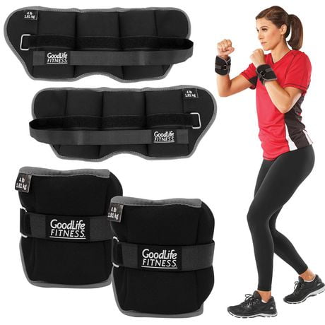 GoodLife FITNESS Poids pour chevilles / poignets - paire de 8 lb