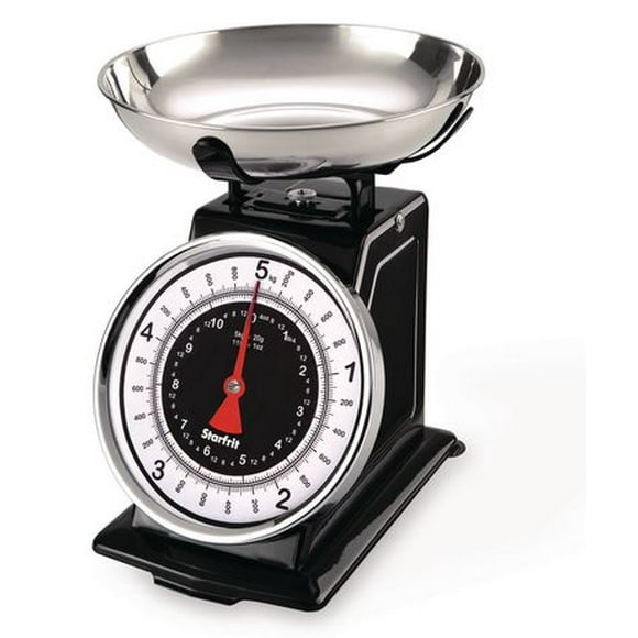 Starfrit Mechanical Retro Kitchen Scale, Capacity 11 lb (5 kg)