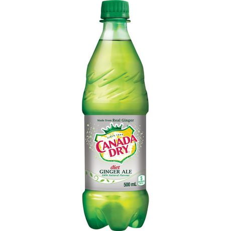 Canada Dry® Diet Ginger Ale 500 mL Bottle | Walmart Canada