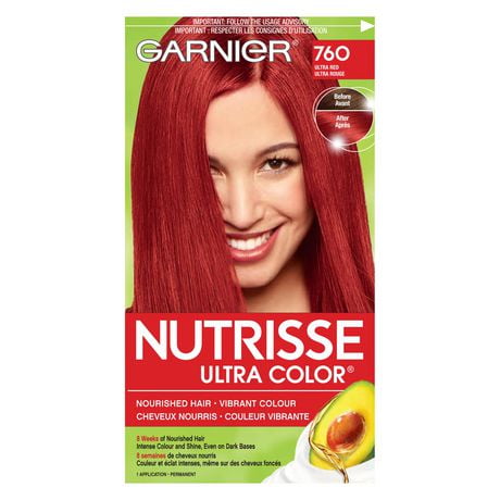 Garnier Nutrisse Ultra Color Permanent Haircolour, 1 pack, 1 pack