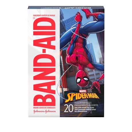 Band-Aid Kids Adhesive Bandages, Marvel Spiderman | Walmart Canada