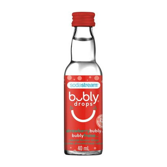 SodaStream bubly drops Strawberry, One 40ml bubly drops ™ bottle