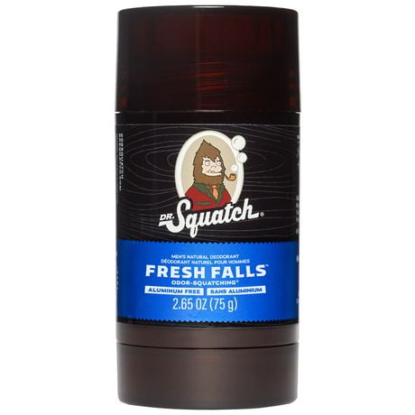 Dr. Squatch Natural Deodorant for Men Fresh Falls, Weight 75 g