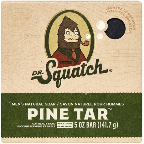 Dr. Squatch Savon Naturel Pine Tar Poids : 141,7 grammes