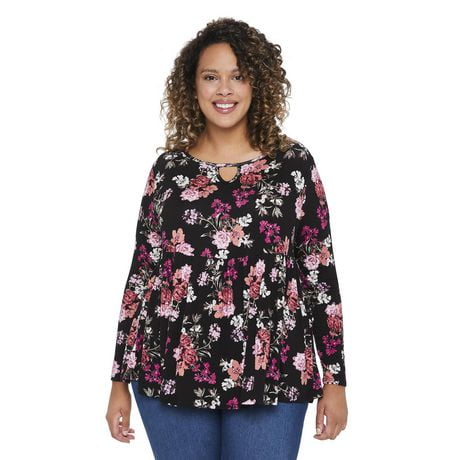 George Plus Women's Babydoll Knit Top | Walmart Canada