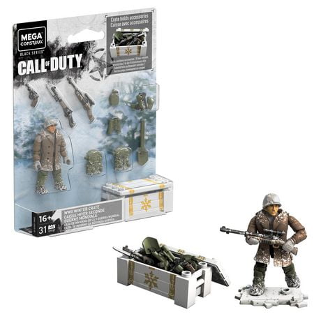 WWII Winter Activision Mega Construx Call of Duty Caisses d’armes - 31 Blocs