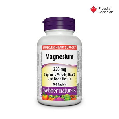 Webber Naturals® Magnesium 250 mg, 100 Caplets