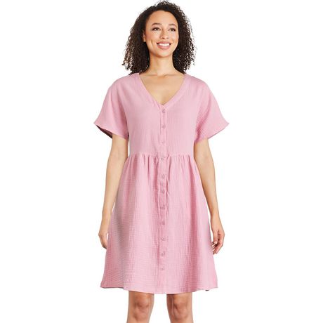 George Women's Double Cloth Dress | Walmart Canada