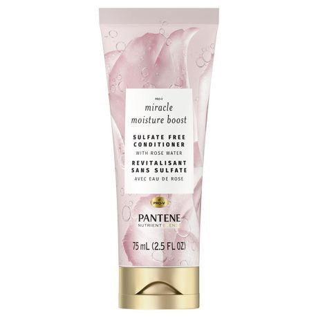 PANTENE NUTRIENT BLENDS Miracle Moisture Boost with Rose Water SULFATE FREE CONDITIONER, 75ML