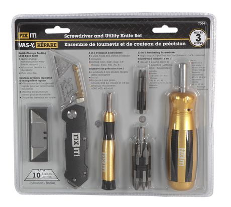 Screw driver and Utility Knife Set | Walmart Canada