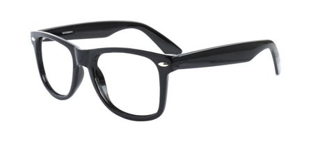 George Mens Plastic Round Sunglasses Black O/S