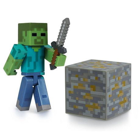 Minecraft Zombie Action Figure with Accessories | Walmart Canada