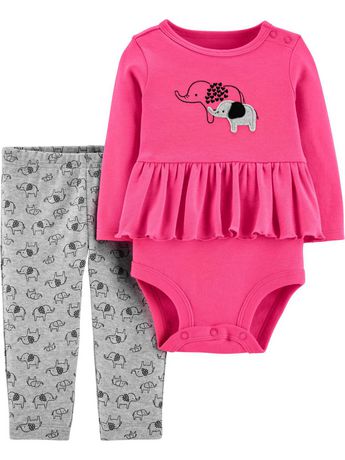 Child of Mine made by Carter's Infant Girls' Body Suit Pant Set ...
