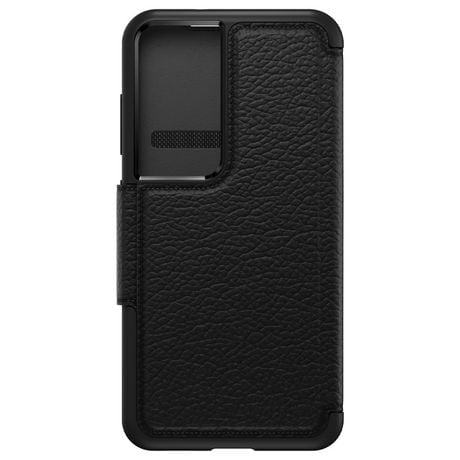 OtterBox Strada Via Folio Case Case For Galaxy S22 Ultra With Card Holder - Non Retail Packaging - Black - Foto 7