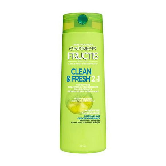 Garnier Fructis, Clean & Fresh Shampoo, 370 mL, 370 mL