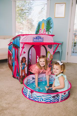 barbie dream house pop up tent