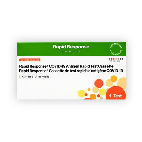 Rapid Response® test  d'antigène COVID-19 1&nbsp;essai