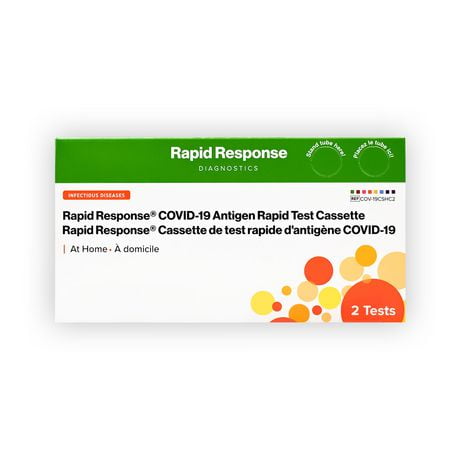 Rapid Response® test  d'antigène COVID-19 2 épreuves