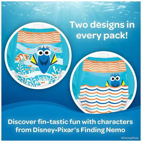 Huggies Little Swimmers 20 Count Disposable Swimpants Diaper Sz 3 16-26 lbs DORY