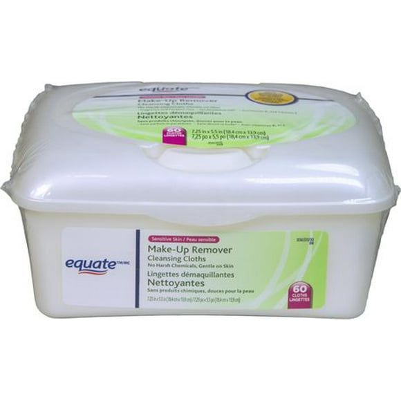 Equate Make-Up Remover Cleansing Cloths Tub