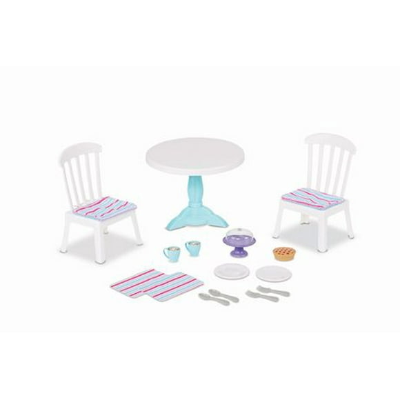 My Life As Dining Room Play Set for 18” Dolls, 15 Pieces