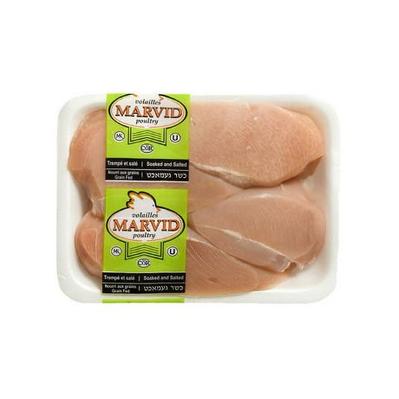 Marvid Kosher Chicken breast meat tray pack, Fresh Chicken part