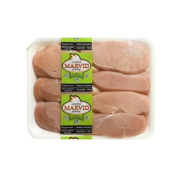 Marvid Kosher Chicken breast meat, Fresh chicken Breast meat Family  pack
