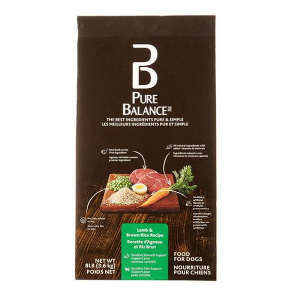 Pure Balance Lamb & Brown Rice Recipe Dry Dog Food, 3.6 kg