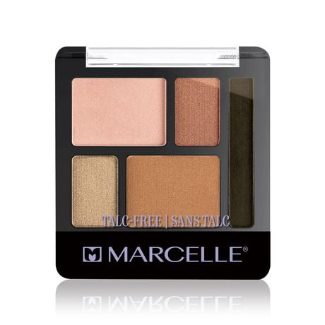 Marcelle Talc-Free Quintet Eyeshadow, 5 colours with satin & matte finishes