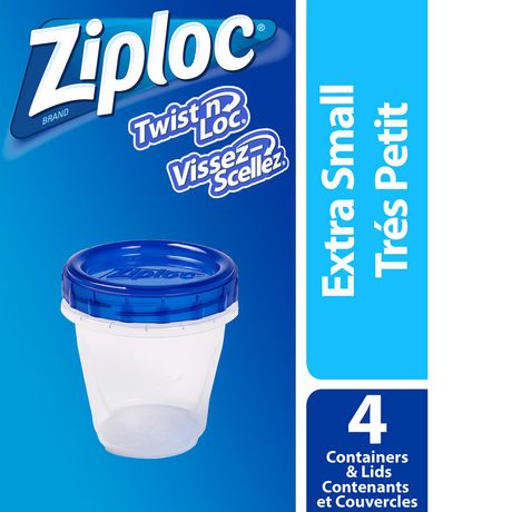 Ziploc Twist N Loc Round Food Storage, Ziploc Small Round Containers