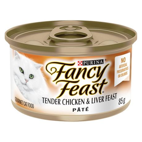 Fancy Feast Pate Tender Liver & Chicken, Wet Cat Food 85g, 85g