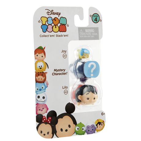 Disney Tsum Tsum Lilo/Mystery Figure/Joy 3 Pack Figures | Walmart Canada