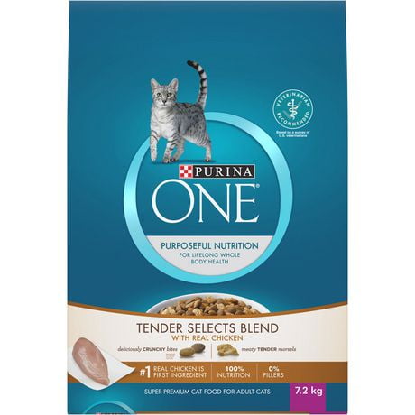 Purina ONE® Tender Selects Blend with Real Chicken Adult Cat Food ...