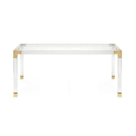 ACRYLIC DINING TABLE , luxury and high quality dining table.<br>29.5"H x 72"W x 36"D