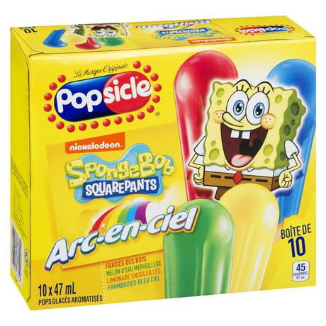 Popsicle Spongebob Squarepants Rainbow Ice Pops 470 PC | Walmart Canada