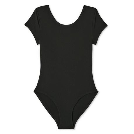 George Girls' Short Sleeve Leotard Dance Bodysuit, Sizes XS-XL