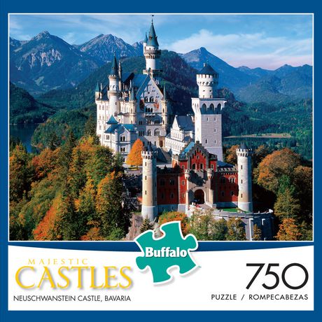 Buffalo Games Majestic Castles Neuschwanstein Castle, Bavaria 750 Piece ...