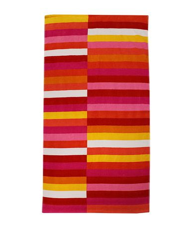 Mainstays Beach Towel -- Asymmetrical Warm 