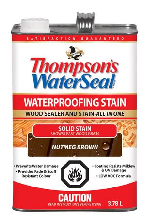 Thompson's WaterSeal All in One Waterproofing Stain and Wood Sealer