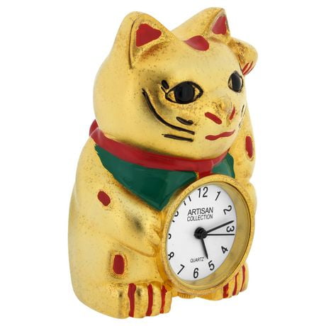 maneki neko clock