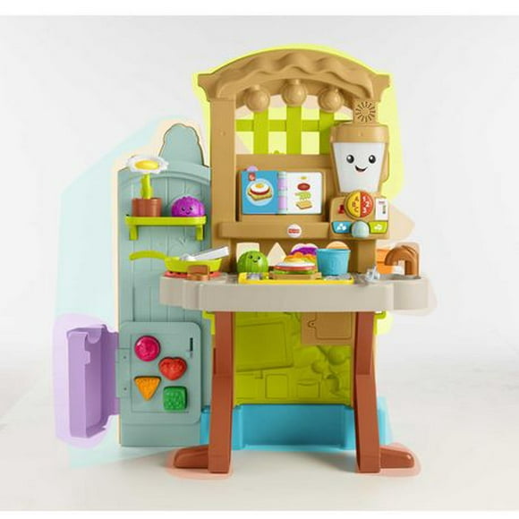 Fisher-Price Laugh & Learn Grow-the-Fun Garden to Kitchen - English & French Version