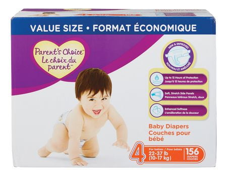 Parent’s Choice Unisex Baby Diapers Value Size Pack | Walmart Canada