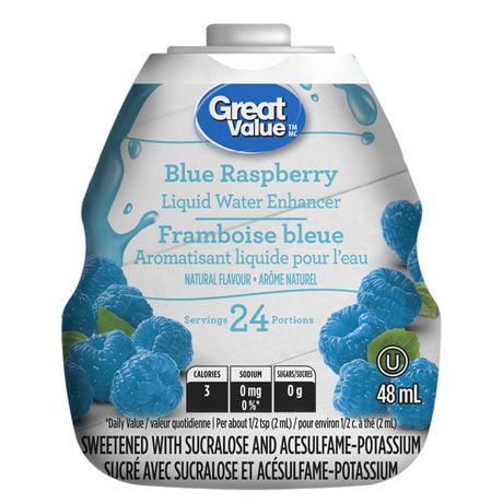 Great Value Blue Raspberry Liquid Water Enhancer Walmart Canada Great Value Blue Raspberry Liquid Water Enhancer Walmart Canada