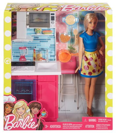  Barbie  Kitchen  and Doll  Set  Walmart Canada