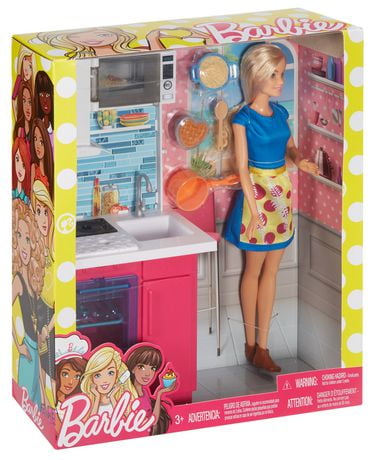 smyths barbie kitchen