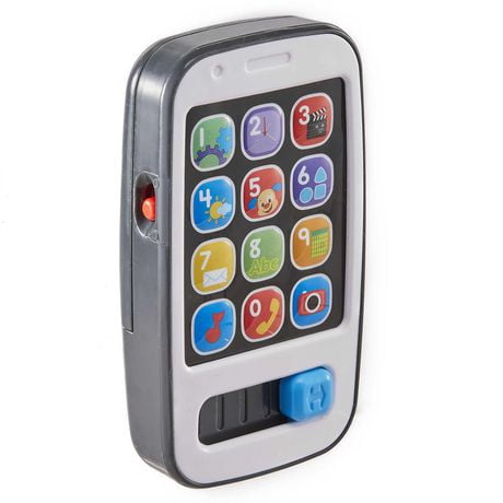 Fisher-Price Laugh & Learn Smart Phone Grey - French Edition