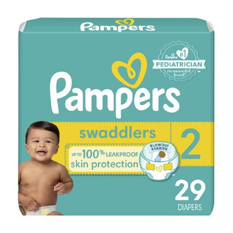 Couches Pampers Swaddlers, paquet jumbo