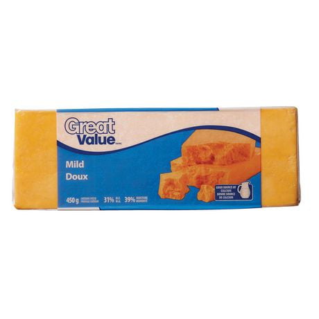 Great Value Mild Cheddar Cheese | Walmart Canada