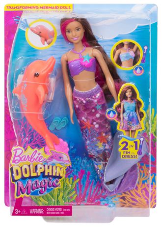 mermaid barbie doll walmart