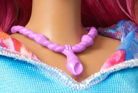 barbie mermaid necklace
